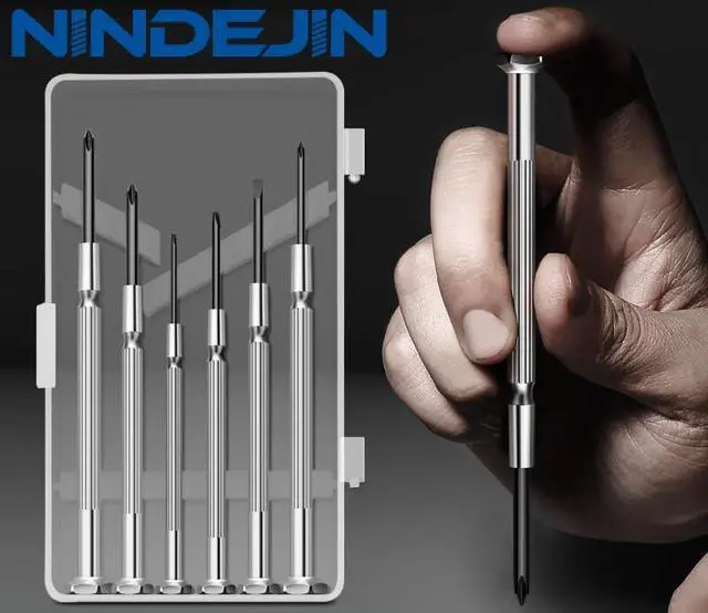 Alt view image 7 of 7 - 6PCS Precision Screwdriver Set, Flathead & Phillips Screw Repair Kit for Electronics & Small Items Laptops, Watches, Phones, Computers, Doorbells, Toys, Glasses