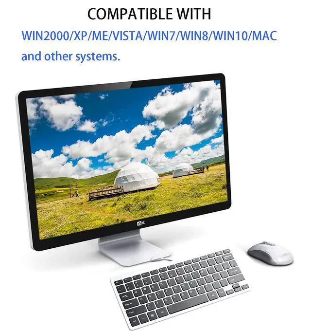 Alt view image 4 of 7 - Upgraded PC Computer Laptop Mini USB Wired Keyboard for Mac and Windows 78 Scissor Keys Small Super Thin Compact Multimedia Keyboard