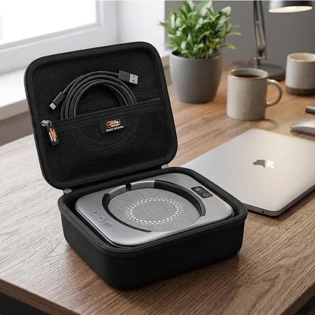 Alt view image 7 of 7 - Hard EVA Carry Case Compatible with Meatanty Mouse Mover Undetectable Super-Silent Mouse Jiggler Device Move Randomly Automatic Wiggler Shaker Giggler, Protective Trave Box (Case Only)