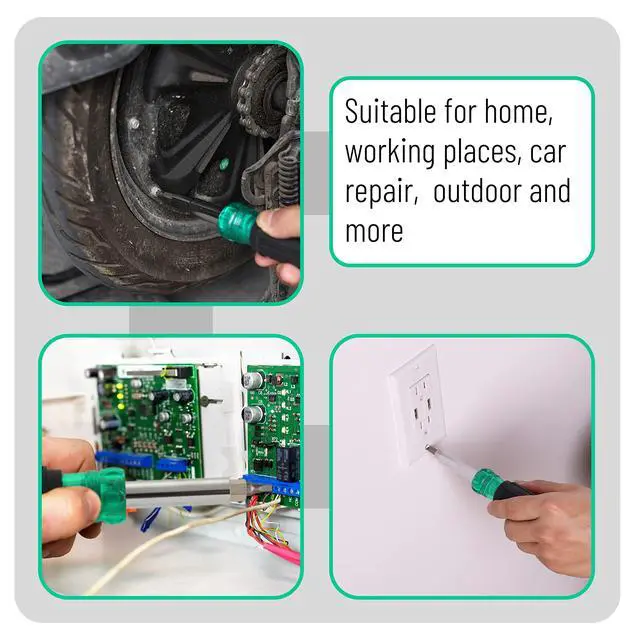 Alt view image 7 of 7 - Multi-Bit Screwdriver/Nut Driver, All in One Multitool