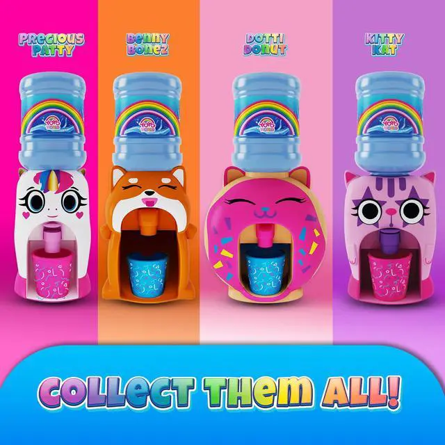 Alt view image 7 of 7 - Tiny Water Dispenser Machine for Dollhouse Furniture, Juice, Beverage | Miniature Desktop Water Dispenser, Best Gift for Boys and Girls (Doughnut)