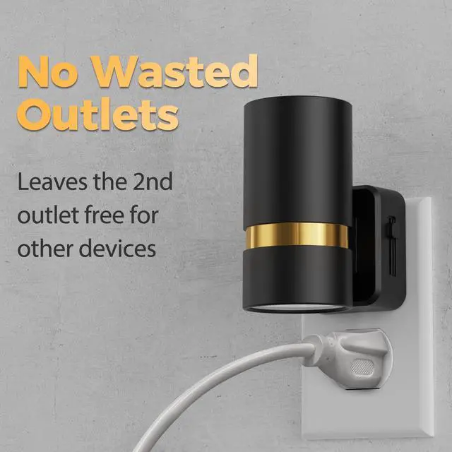 Alt view image 7 of 7 - LED Night Light, 2 Pack, Dimmable Night Light Plug in