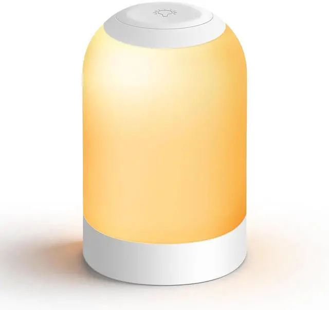 Main image of Rechargeable Night Light, Portable Bedside Lamp, Touch Dimmable Table Lamp for Nightstand, Reading & Nursery, 3 Color Temperatures, USB Rechargeable