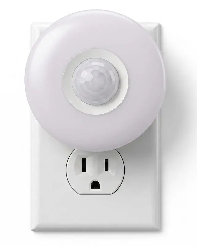 Alt view image 7 of 7 - Motion Sensor Night Light - Plug-in 6000K Cool White Anti-Glare LED Nightlight, Ultra Bright Cozy Soft Glow Not Dazzling for Hallway, Stairs, Garage, Bedroom, Bathroom, Garage, Kitchen, 2 Pack