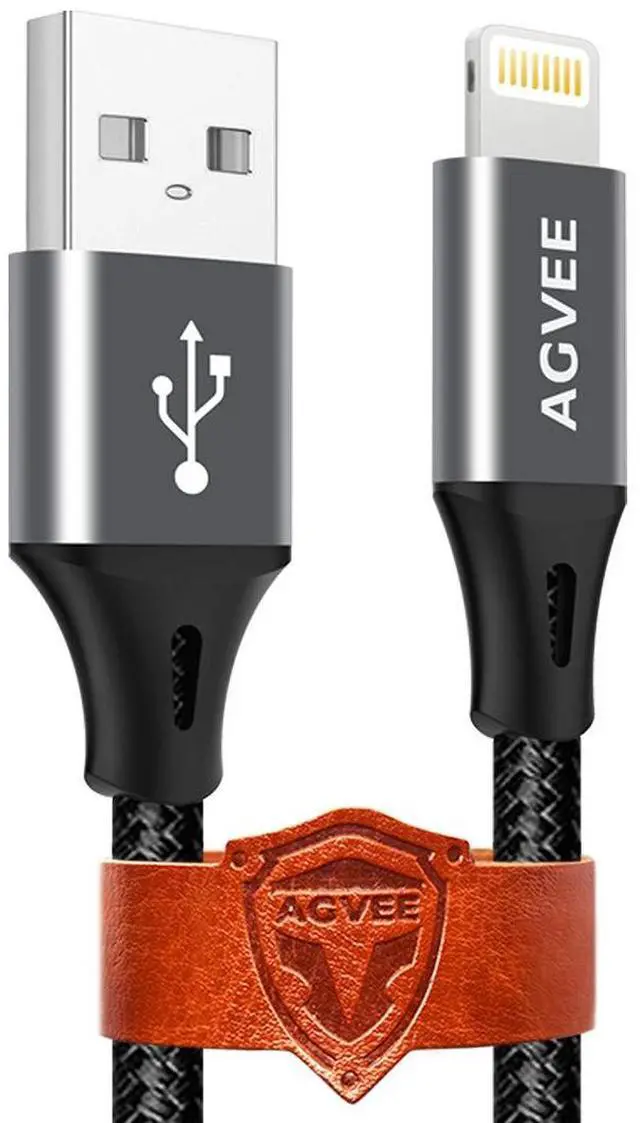 Main image of 2 Pack 15ft Extra Long Lightning Charging Cable, Reinforced End Tip