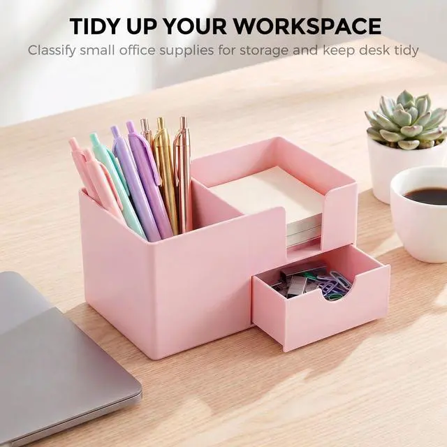 Alt view image 7 of 7 - Small Desk Organizer with Drawer