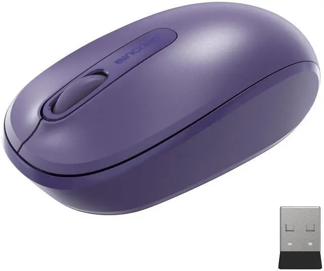 Main image of Wireless Mobile Mouse 1850 Designed by Microsoft Compact, Comfortable, Right/Left Hand Use, 6-Month Battery Life, Nano Transceiver, Works with Mac/Windows 8/10/11 (Purple)