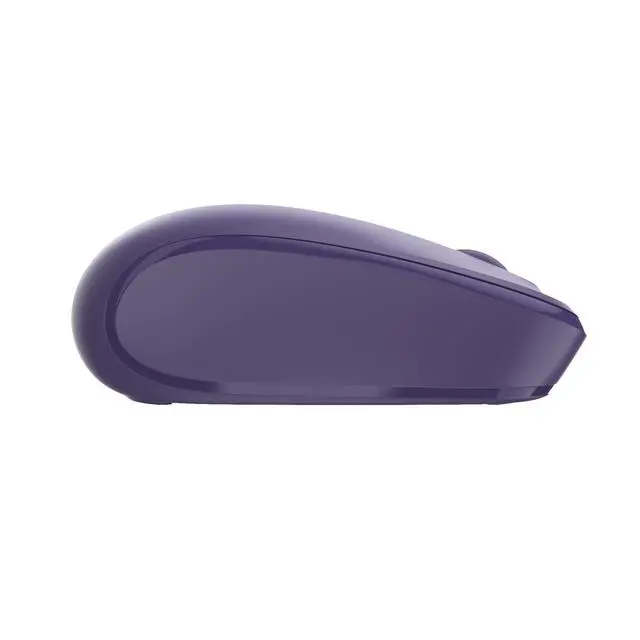 Alt view image 6 of 7 - Wireless Mobile Mouse 1850 Designed by Microsoft Compact, Comfortable, Right/Left Hand Use, 6-Month Battery Life, Nano Transceiver, Works with Mac/Windows 8/10/11 (Purple)