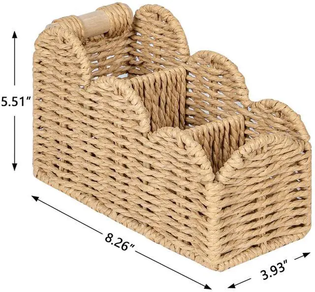 Alt view image 3 of 7 - Bedside Table Desk Organizer Caddy, Remote Pen&Pencil Holder Cup