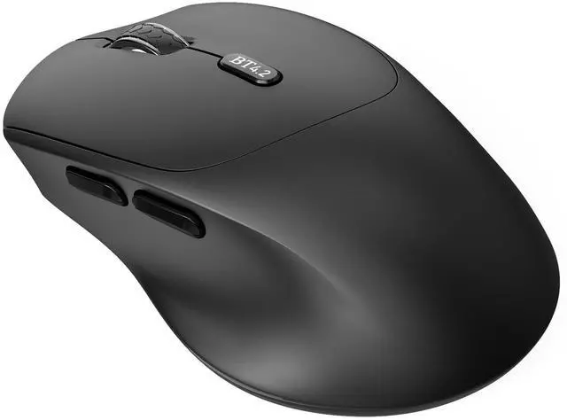 Main image of Bluetooth Silent Ergonomic Side Button Mouse Black