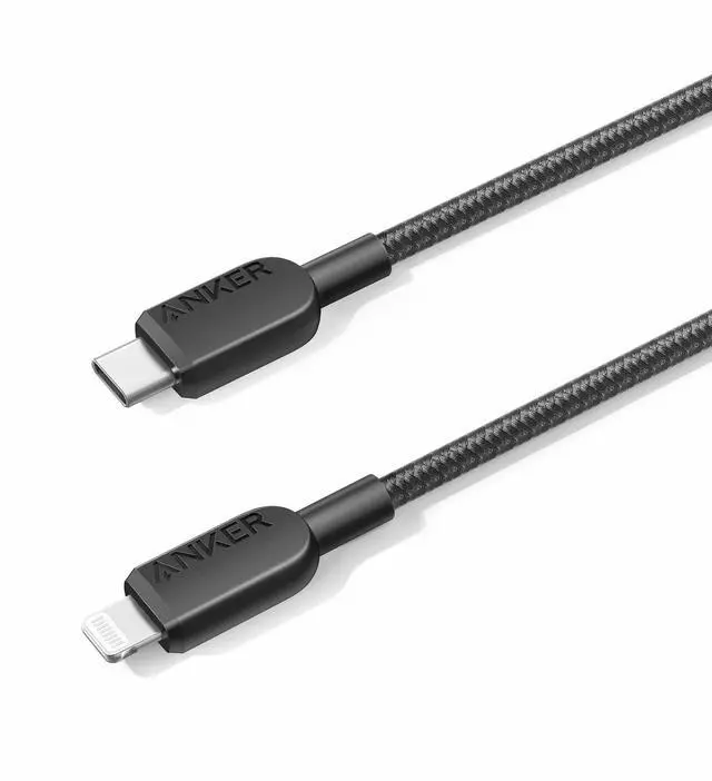 Main image of 310 USB C to Lightning Cable, MFi-Certified Cord (3 ft, Black)