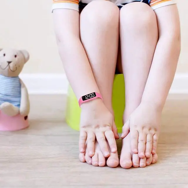 Alt view image 4 of 4 - 8 Alarm Vibrating Alarm Watch Medical Reminder Watch - with Timer and 8 Daily Alarms (Pink - Small)