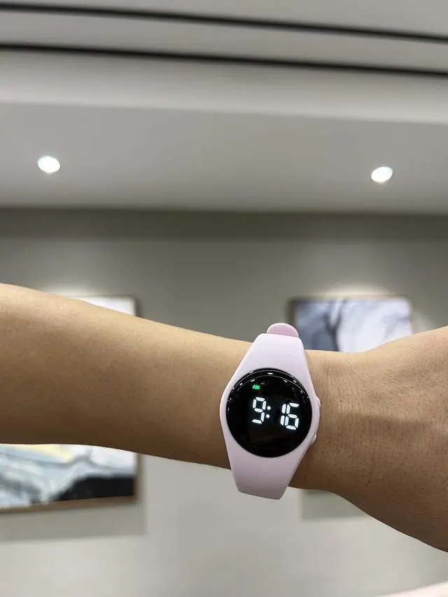 Alt view image 2 of 4 - Water Resistant Potty Training Watch Rechargeable Vibrating Alarm Reminder Watch Silent Wake Up Wristband - with 15 Alarms