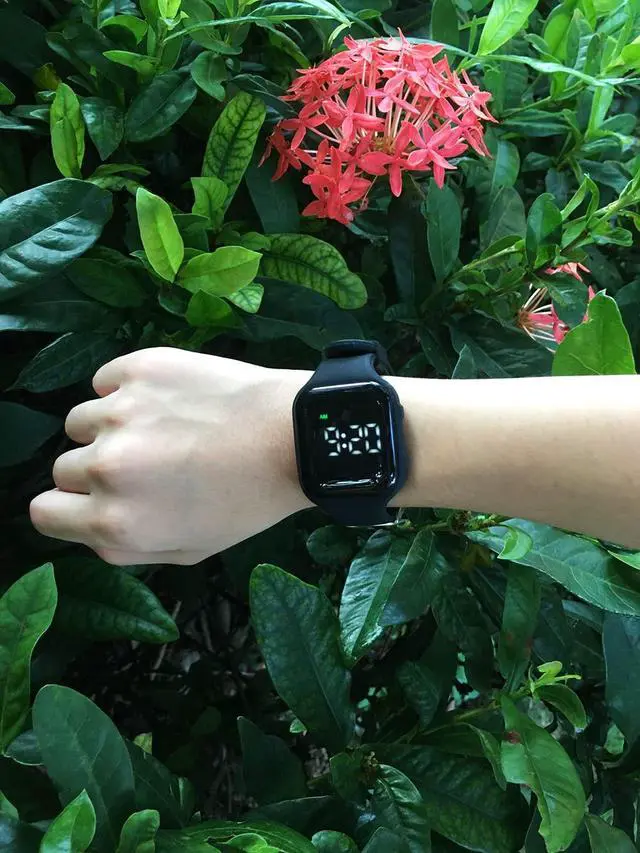 Alt view image 2 of 4 - Vibrating Alarm Watch Water Resistant Wake Up Wristband Silent Pill Reminder Watch - with Timer and 15 Daily Alarms