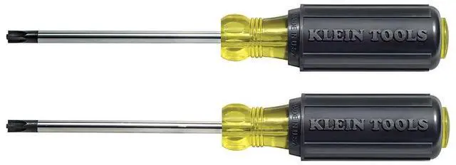 Main image of 32378 Combination Tip Screwdriver Set, Made in USA, with #1 and #2 Combination Tips and Cushion-Grip Handles, 2-Piece
