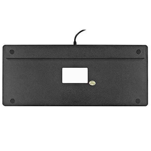 Alt view image 6 of 7 - USB Mini Slim Wired 78 Key Small Super Thin Compact Keyboard for Desktop Laptop PC Win 7 Mac (Black)