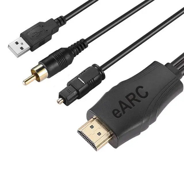 Main image of 192KHz HDMI eARC/ARC to Optical Coaxial Audio Converter