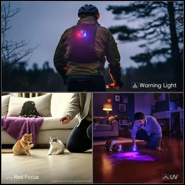 Alt view image 4 of 7 - LED Hard Hat Light, 800Lumens Rechargeable Dimmable Clip on Cap Lights, 180°Adjustable Hat Flashlight Headlamp Waterproof for Running, Camping, Hunting, Cycling (Forest Green)