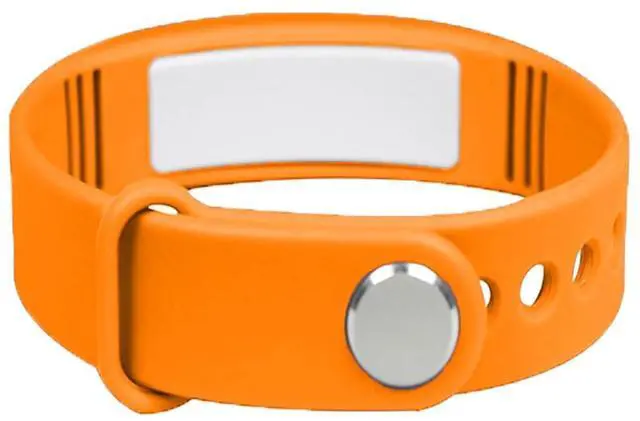 Main image of Vibrating Alarm Watch, Potty Training Wristband Rechargeable Pill Reminder Watch with 15 Daily Alarms (Orange-Large-V2)