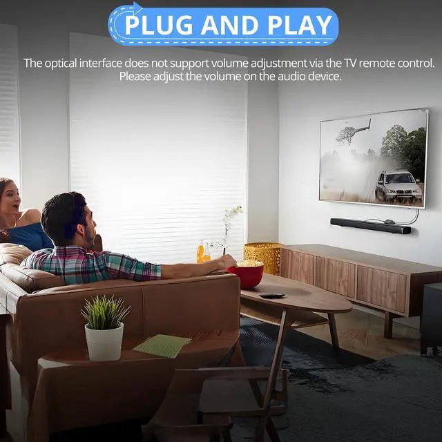 Alt view image 5 of 7 - eARC/ARC Audio Extractor for New TVs to Older Sound Systems Optical