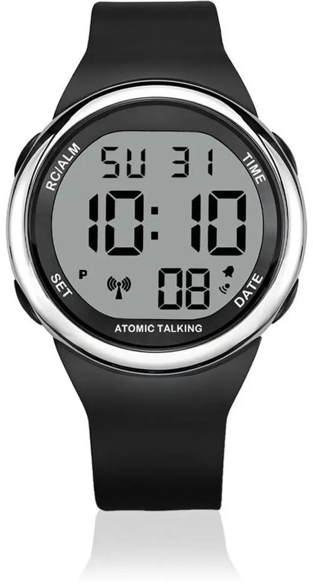 Main image of Atomic Talking Watch Sets Itself for Visually impaired or Seniors