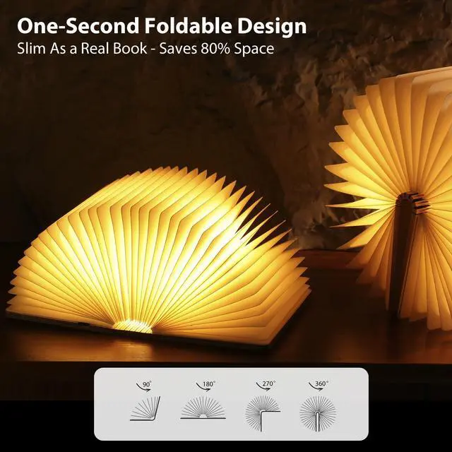 Alt view image 3 of 7 - Unique Gifts for Book Lovers Women, 12 Colors Portable Book Lamp