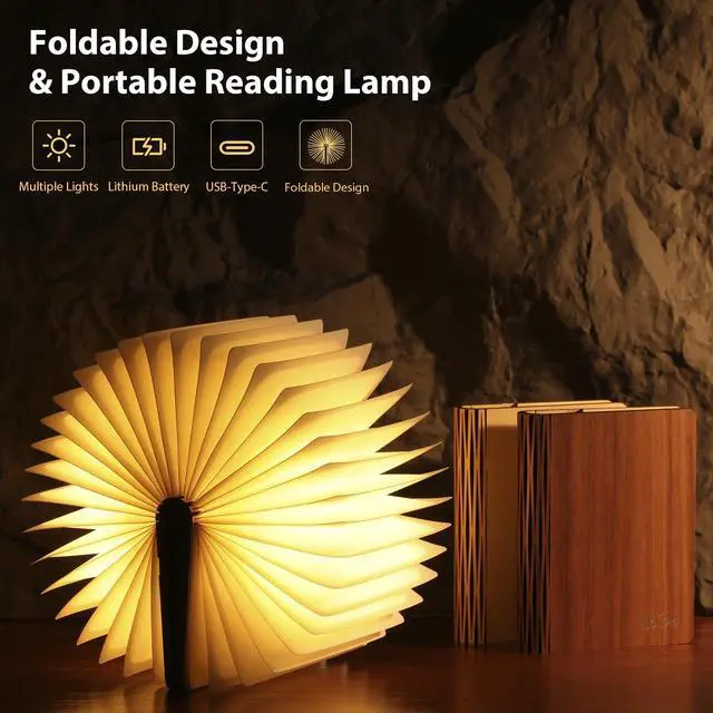 Alt view image 7 of 7 - Unique Gifts for Book Lovers Women, 12 Colors Portable Book Lamp