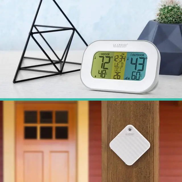 Alt view image 6 of 6 - 308-148 Wireless Temperature Station with Tri-Color LCD