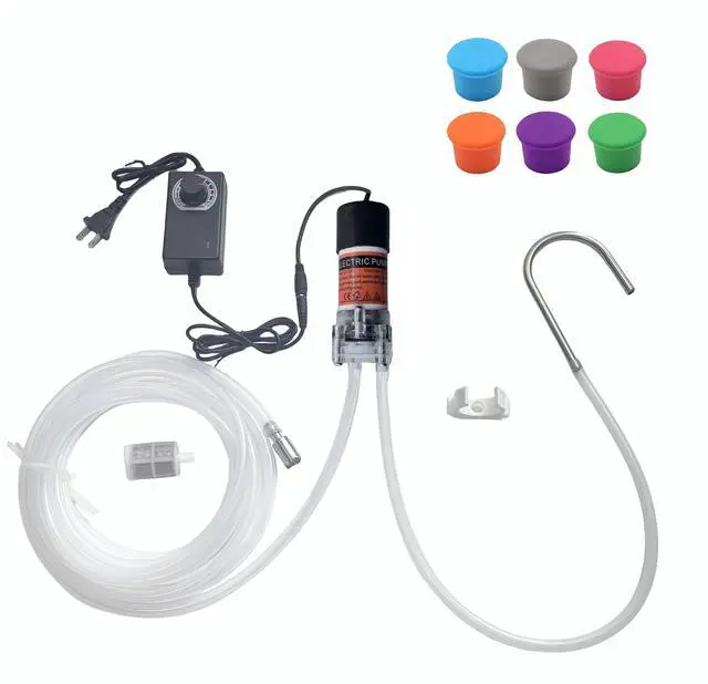 Main image of Electric Water Transfer Pump 110V Speed Adjustable - Food Grade Self-Priming Siphon Pump for Ice Maker, Coffee Machine, Water Cooling & Beverage Bottling | 2L/min | Quiet Operation