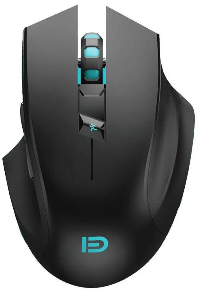 Main image of Noiseless Wireless Mouse,Forter i720 Ergonomic Silent Mouse for Gaming and General Use - 2 Side Buttons - Black