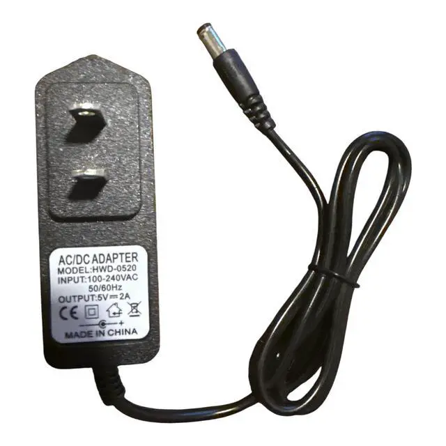 Alt view image 2 of 4 - 12V 2A Power Supply Adapter, 100-240V AC to DC 24W Charger with 5.5 x 2.1mm & 2.5mm Plug, 4.9 ft Cord, Universal Replacement for CCTV, LED Strips, Router, Audio Devices