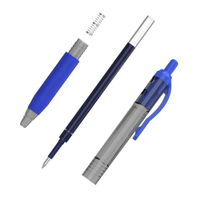 Alt view image 4 of 6 - G-103 Retractable Gel Pens 0.7mm, 25 Pack 0.7 mm Blue Ink Medium Point Ballpoint Pen Quick Drying, Pen Fine Point Smooth Writing Pens for for Office School Supplies
