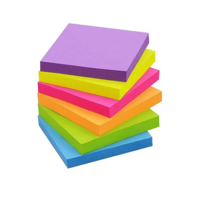 Alt view image 2 of 7 - 3x3 in, Bright Colors Self-Stick Pads, 24 Pads, 70 Sheets/Pad