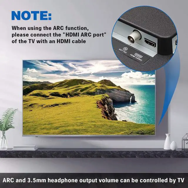 Alt view image 4 of 7 - HDMI ARC Audio Extractor, 192KHz ARC Audio Extractor DAC Converter, Digital to Analog Audio Converter, Optical/SPDIF Coaxial HDMI ARC to Optical/SPDIF Coaxial Stereo L/R 3.5mm Jack for TV