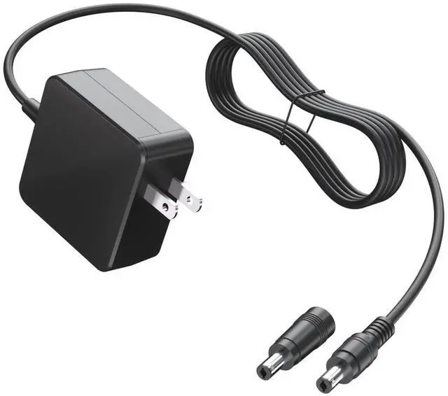 Main image of 12V 2A Power Supply Universal AC Adapter 5.5x2.1 & 2.5mm Wall Plug