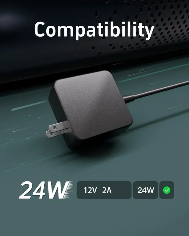 Alt view image 2 of 5 - 12V 2A Power Supply Universal AC Adapter 5.5x2.1 & 2.5mm Wall Plug