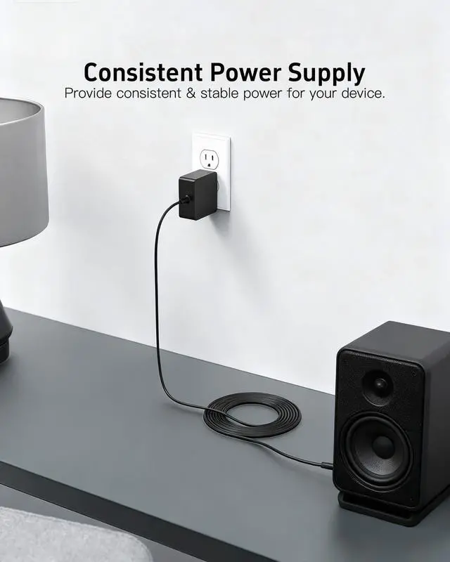 Alt view image 5 of 5 - 12V 2A Power Supply Universal AC Adapter 5.5x2.1 & 2.5mm Wall Plug