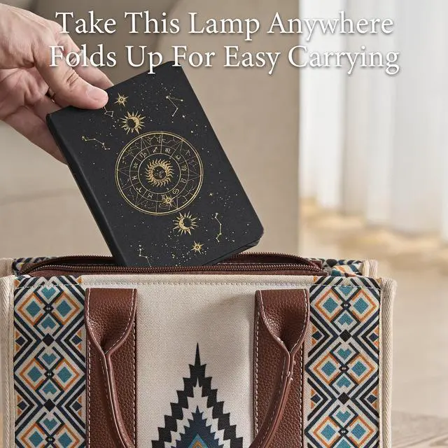 Alt view image 5 of 7 - Book Lamp Book Lovers Gifts, Starry Sky Constellations Book Light 2 Colors, Foldable Paper Lamp as Home Decor, Bookish Birthday Gifts for Women or Freinds
