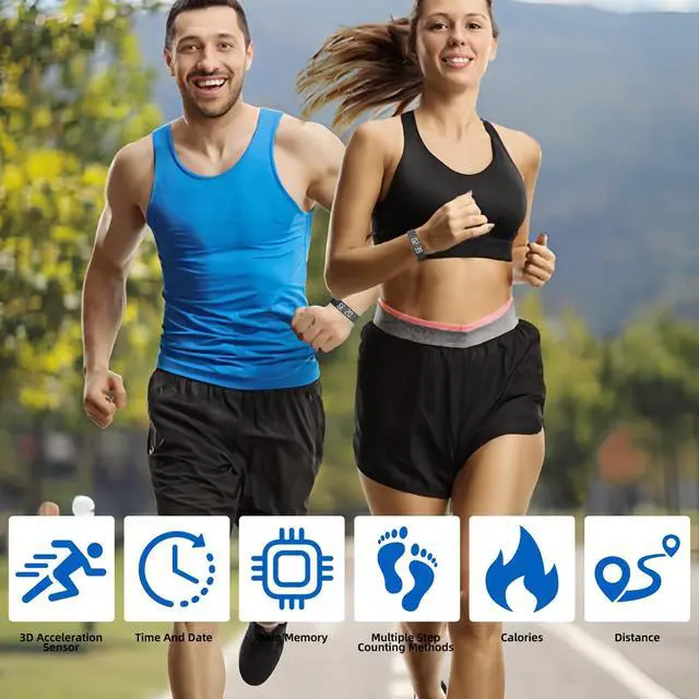 Alt view image 3 of 7 - Vibrating Alarm Clock Watch for Heavy Sleepers, Silent Wake Up Bracelet & Smart Wristband, Wearable Vibration Wrist Alarm, Non-Audible Sleep Wristband for Men & Women(Set 8)