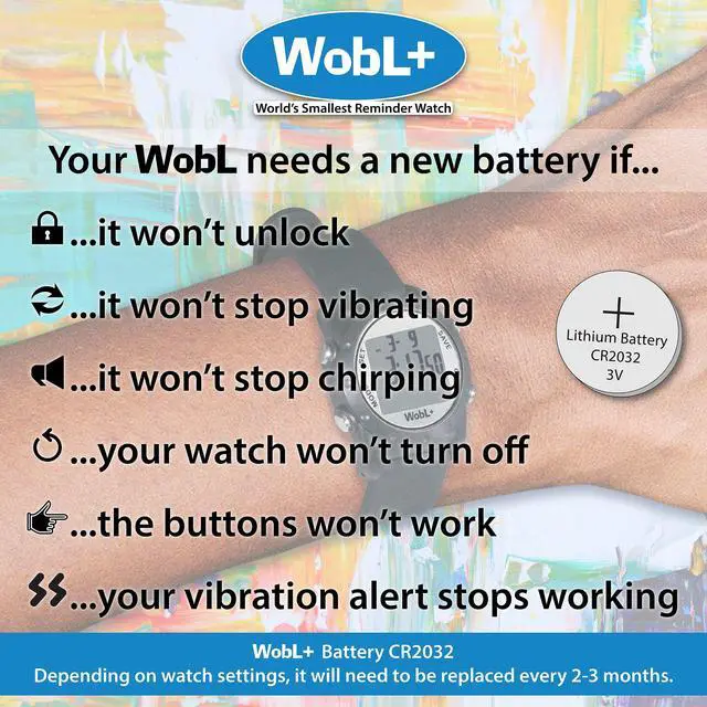 Alt view image 7 of 7 - World's Smallest & Best Waterproof Vibrating 9 Alarms + Countdown Timer Wristwatch (Pink) Sports/Medicine/Meeting/Potty Reminders