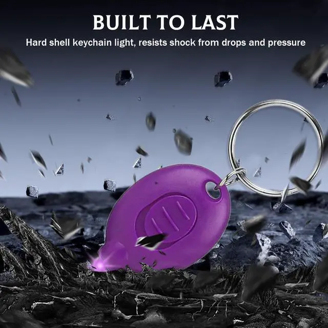 Alt view image 7 of 7 - 16Pcs Mini UV Keychain Flashlight Ultra Bright Small Keychain Light