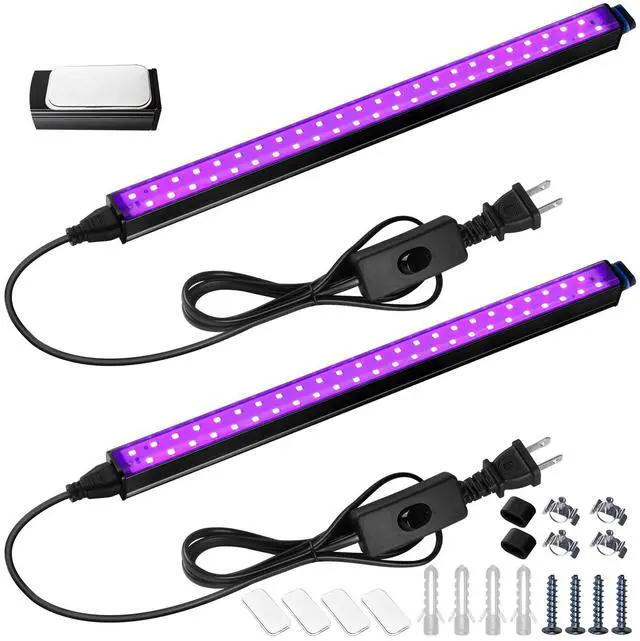 Main image of Black Light Bar, 10W 1FT Magnetic LED Black Lights for Glow Party