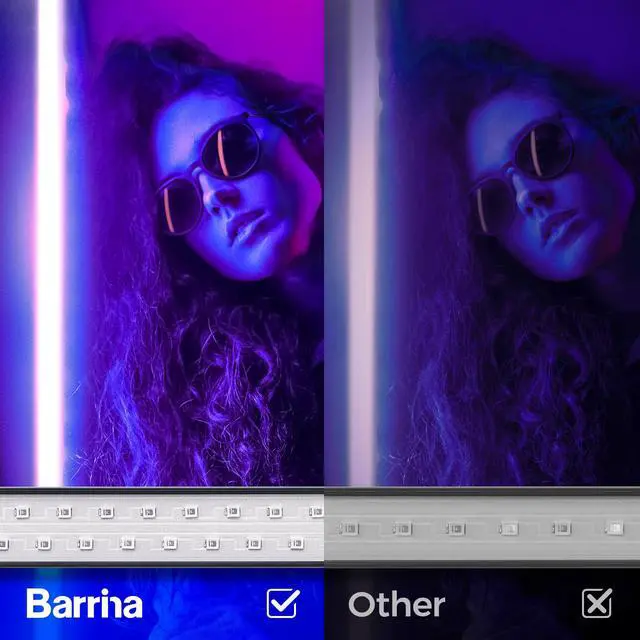 Alt view image 4 of 7 - Black Light Bar, 10W 1FT Magnetic LED Black Lights for Glow Party