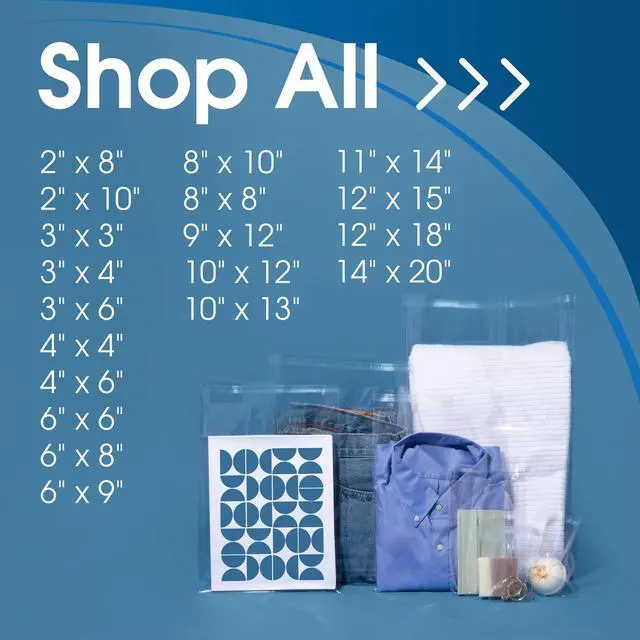 Alt view image 7 of 7 - Cellophane Bags (1000 Count) 4X6 Clear Cookie Bags