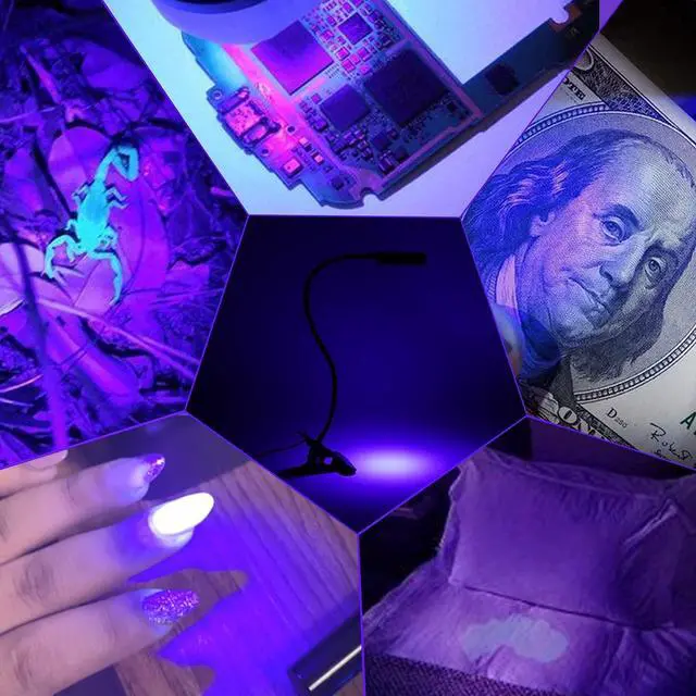Alt view image 2 of 7 - UV Light Gooseneck Curing Lamp, 5W, USB 1.5m Ultraviolet Lamp, 395nm
