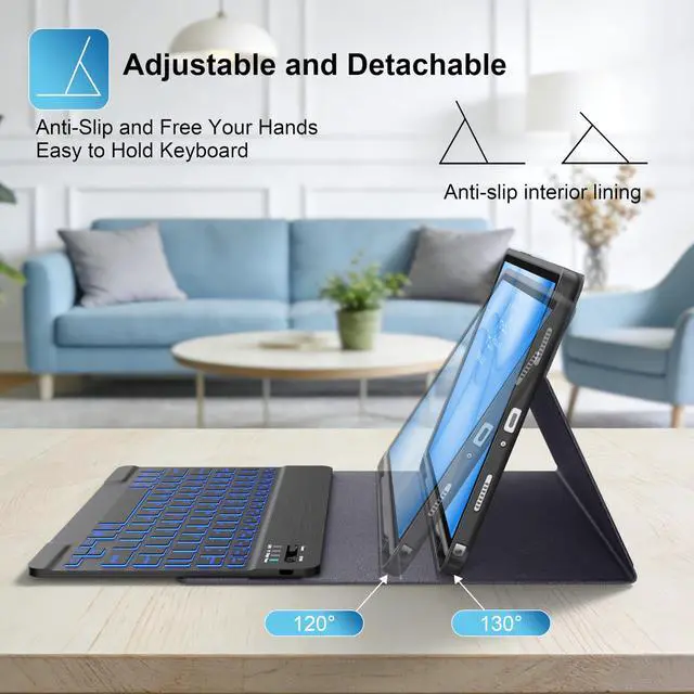 Alt view image 2 of 7 - Keyboard Case for Samsung Galaxy Tab A11+/A11 Plus 11 inch 2026
