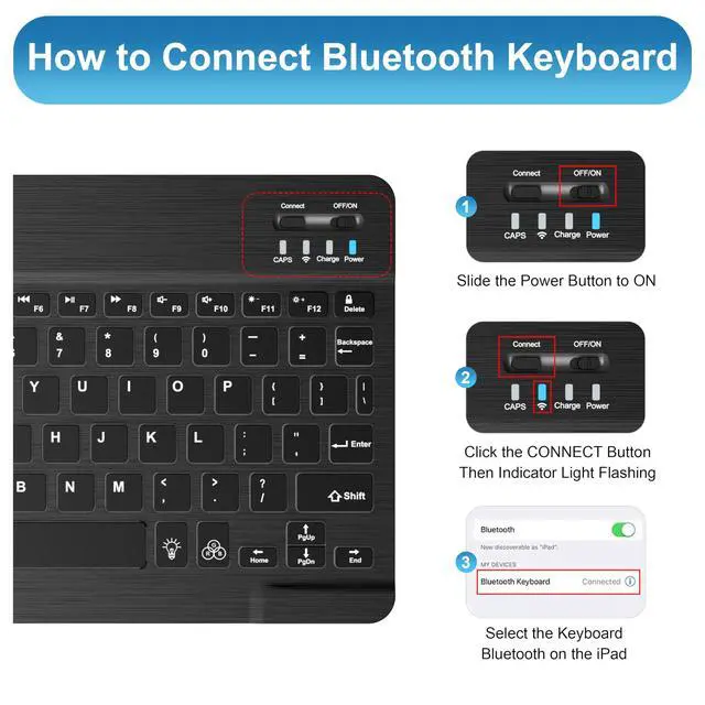 Alt view image 7 of 7 - Keyboard Case for Samsung Galaxy Tab A11+/A11 Plus 11 inch 2026