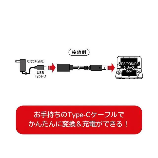 Alt view image 4 of 5 - 3DS/2DS/Dsi USB Type-C