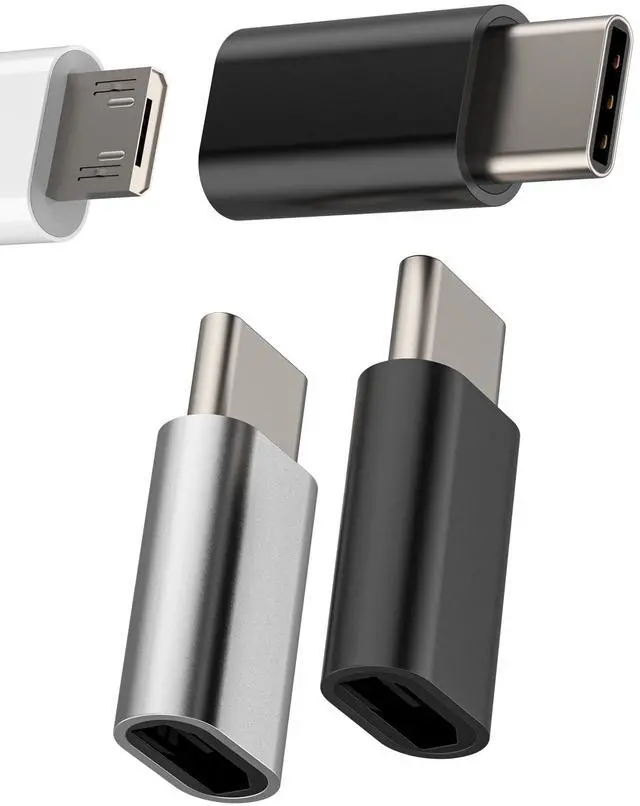 Main image of 3Pack,USB C Male to Micro USB Female Adapter, for ipad pro air4 Compatible for Samsung Galaxy S21 S20 Plus Note,Pixel 5 4XL,LG V35,Moto Charging Data sync Type C Power Charger Connector Cable