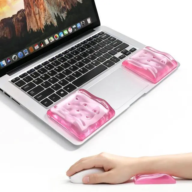 Main image of 2Pcs Ergonomic Gel Elbow Rest Pad with Wrist Support for Desk